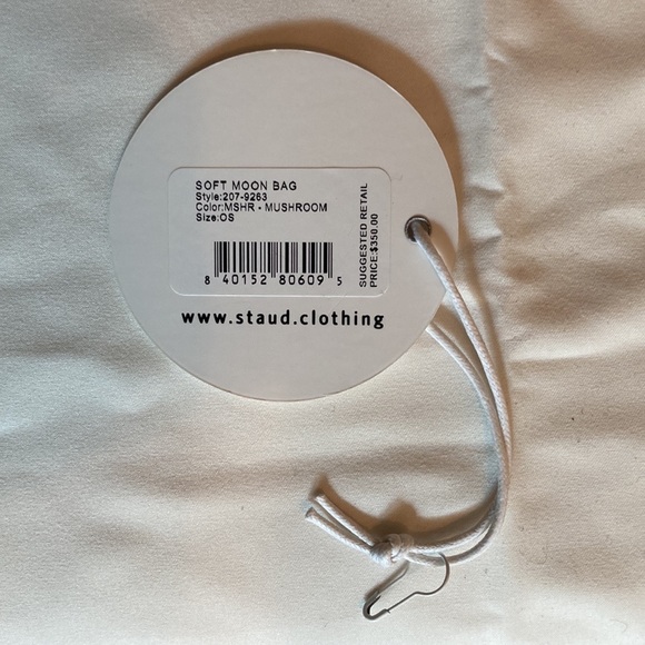 Staud Soft Pleated Moon Leather Hobo Bag - Picture 8 of 8